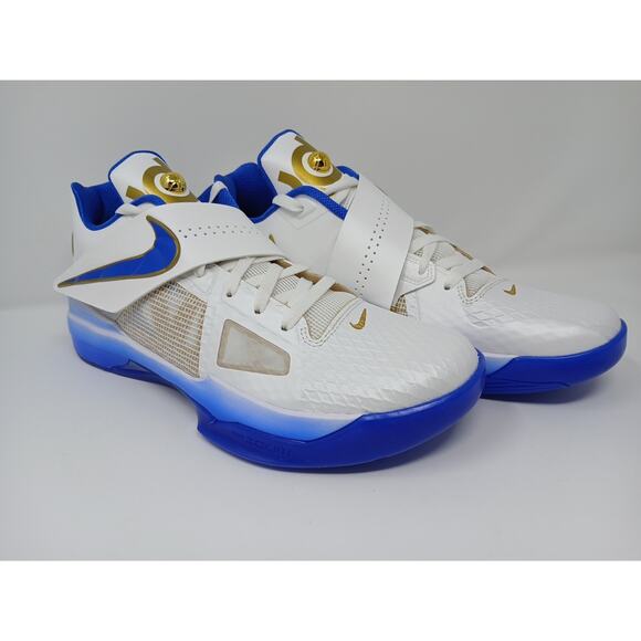 Nike Zoom KD 4 White/Hyper Royal Men\'s Size US 12 Basketball Shoes IB3546 100 main image 16